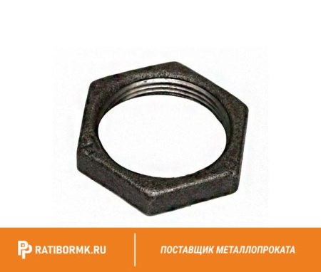 Контргайка стальная оцинкованная Ду 100 4'' ГОСТ 8965-75