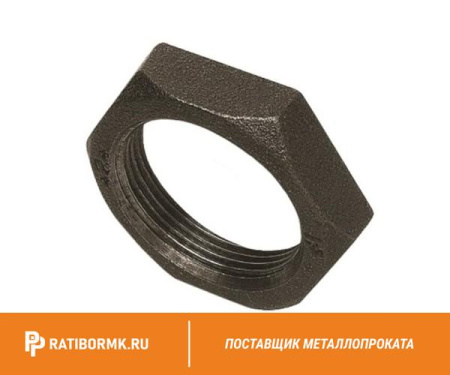 Контргайка стальная Ду 40 1 1/2'' ГОСТ 8965-75